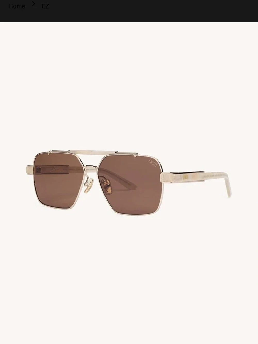 DEZI EZ Gold Frame Sunglasses - Brand New!